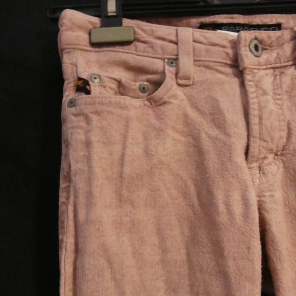 PARASUCO - Ergonomic Jeans | size 26 x 32 | Stylish Soft Pink Straight-Leg Pants - Picture 3 of 16